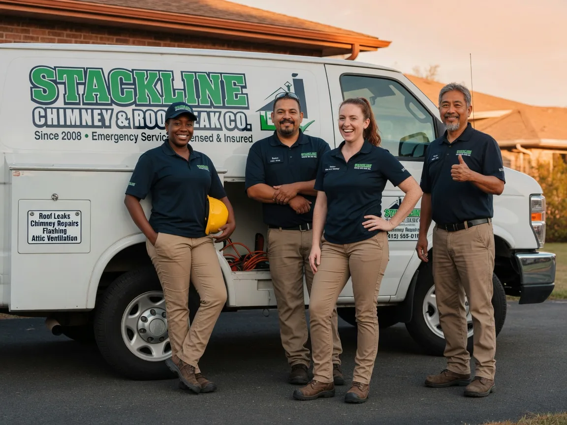 Chimney flashing repair company in Oak View, CA